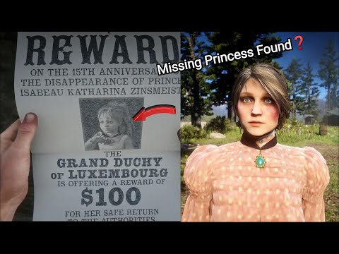 The Missing Princess Isabeau Has Been found in RDR2? (Truth About Princess IKZ) - RDR2