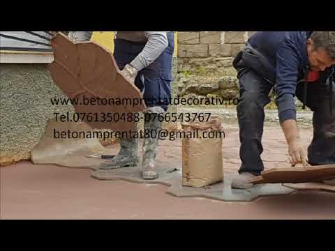 Beton Amprentat Postăvari - Călărași Tel.0761350488 -0766543767