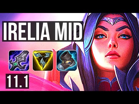 IRELIA vs RUMBLE (MID) (DEFEAT) | Rank 2 Irelia, Rank 5, 7 solo kills | JP Grandmaster | v11.1