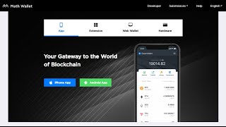 Math Wallet - A Multi Platform Universal Crypto Wallet