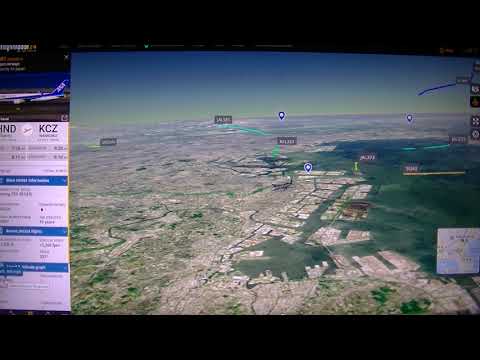 MongoTV_6850 - FlightRadar 24 - Del 48 - Flytrafik Over Afghanistan - Kabul Indtages
