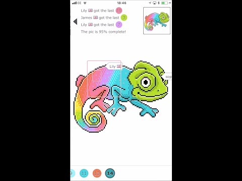 100 PIXELS Coloring Game Video