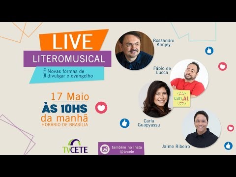 Live Literomusical com Rossandro Klinjey, Fábio de Lucca, Carla Guapyassu e Jaime Ribeiro