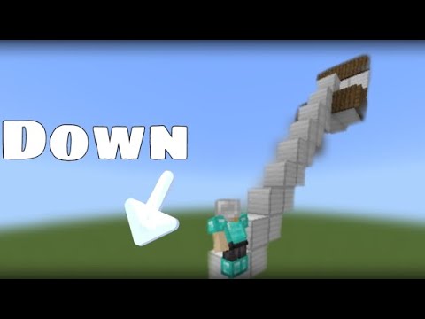 How to build down in Minecraft bedrock edition 1.20