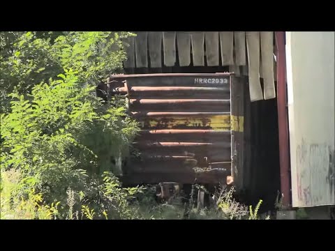 Abandoned railcar moved after 10 years! - First train on Gallo Siding - Sagamore, MA - 10/16/2023