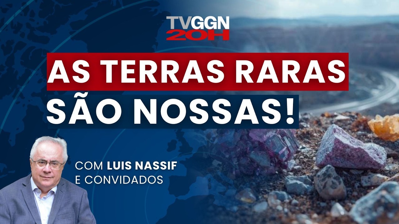 É hora da campanha pelas terras raras | TVGGN 20H com Luis Nassif | (05/05/26)