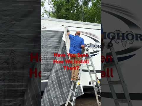 Ever Wonder How We Replace RV Awning Material?