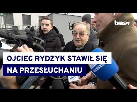 Próbowaliśmy porozmawiać z ojcem Tadeuszem Rydzykiem w drodze na przesłuchanie. Próbowaliśmy...