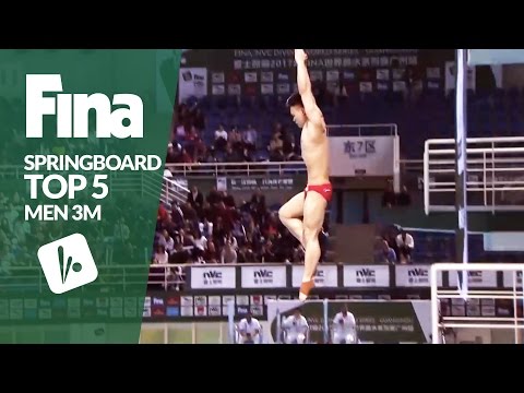 Top 5 Dives Men's 3m Springboard | FINA/NVC Diving World Series - Guangzhou 2017