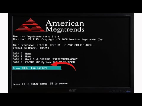 Lenovo Error 0135 Fixed! Fan Failure at Startup Easy Solution