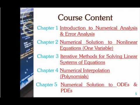 Intro To Numerical Analysis Ce Rn 1