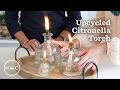 Upcycled Citronella Torches | Party 101