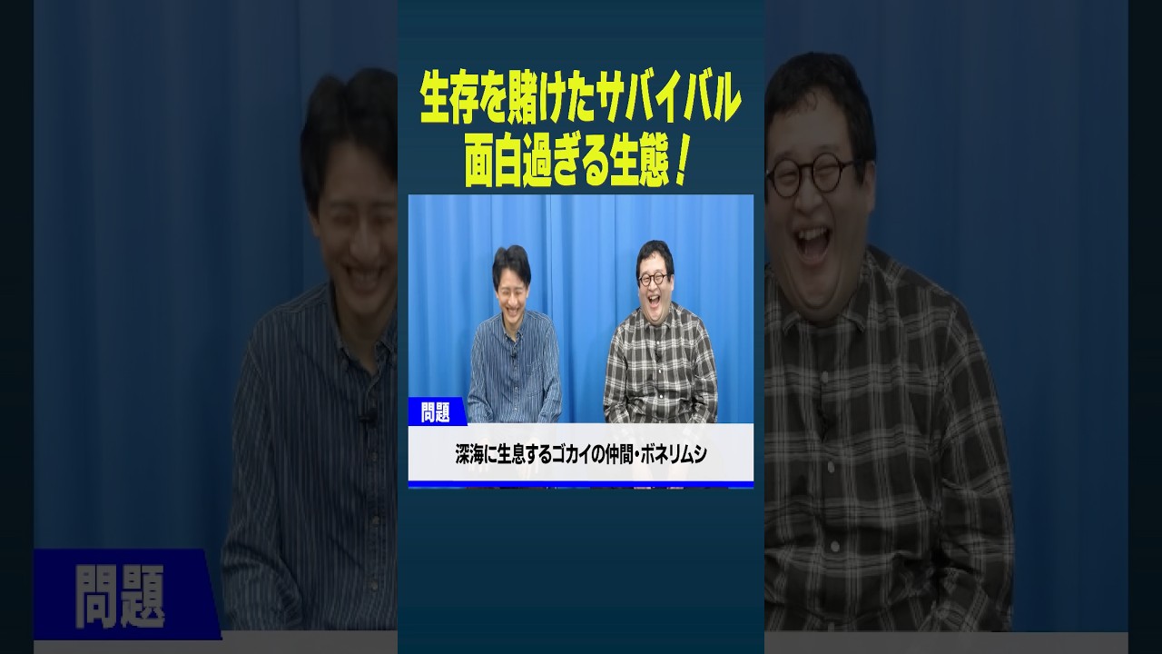 面白すぎる生物クイズでバキ童チャンネルの枠を超えたクイズと驚異の生態系に驚くぐんぴぃと土岡