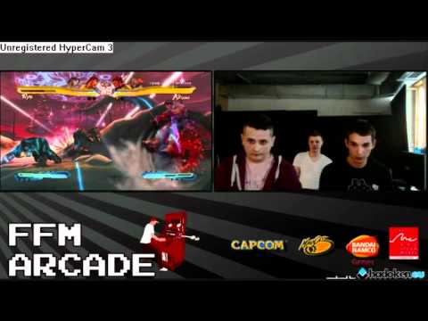 GRAND FINALS: kalleEeEEEe (Ryu,Vega) vs. TR Halibel(Rufus,Akuma) @ FFM-Arcade 2012 SFxTK
