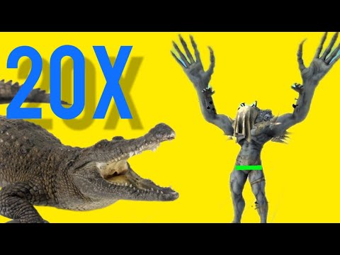 Animal Revolt Battle Simulator: Scourge VS 20 Crocodile