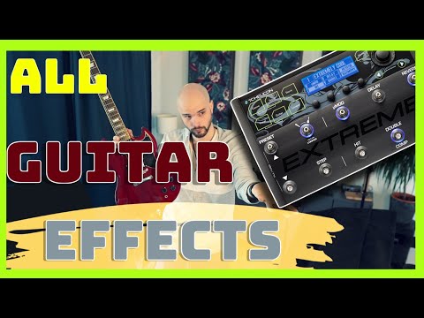 All effects for Guitar on Tc Helicons Voicelive 3 Extreme