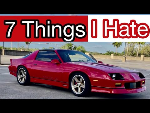 7 things I hate about my 3rd gen Camaro
