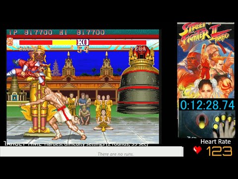 30th Street Fighter II HF SAGAT Hardest 12:28 SPEEDRUN