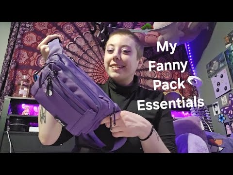What's in my Fanny Pack? ♡ #disabledcreator #chronicillness #bagessentials 