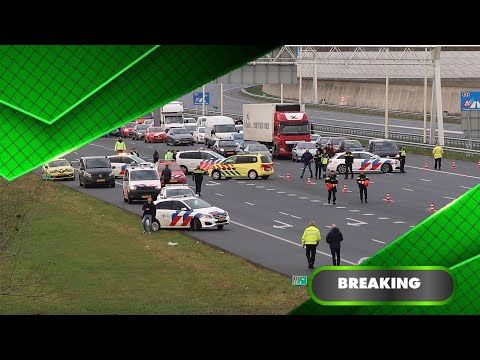 Politieactie verdachte situatie A2 Maarssen-Breukelen dreiging John vd Heuvel