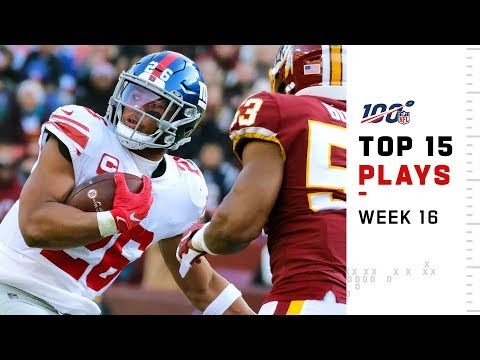 Top 15 Plays from Week 16 | NFL 2019 Highlights