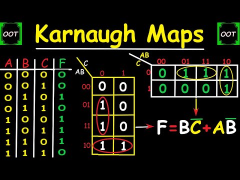 Introduction to Karnaugh Maps - Combinational Logic Circuits, Functions, & Truth Tables