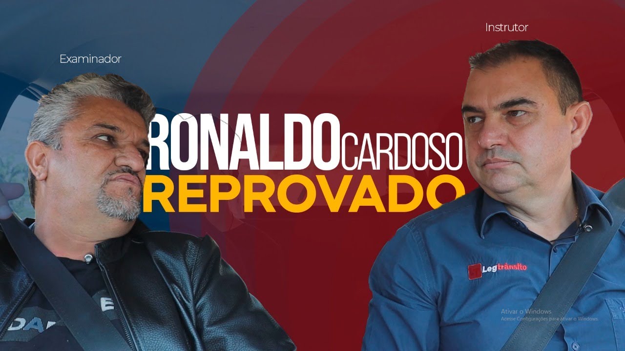 Ronaldo Cardoso REPROVADO na PROVA de DIREÇÃO do DETRAN? #legtransito #RonaldoCardoso