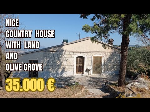 Nice country house with land and olive grove.Trivento
