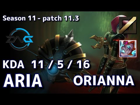 【韓国サーバー/GM】DFM Aria オリアナ(Orianna) VS ヴィエゴ(Viego) MID - Patch11.3 KR Ranked【LoL】