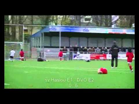 Alle goals,Haslou E1 - DVO E2,en gemiste kansen