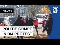 Chaos tijdens bouwprotest Malieveld