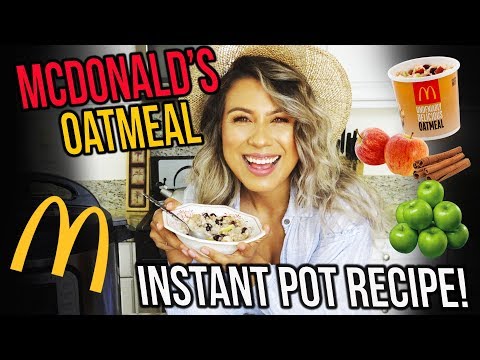 BEST OATMEAL EVER! INSTANT POT | MCDONALD'S FRUIT & MAPLE COPYCAT
