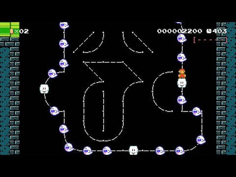 Super Mario Maker 2 - Noir: Dusk before the Equinox by Evilmoomin - No Commentary