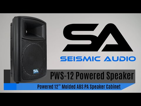 Seismic Audio PWS-12 Powered Speaker Cabinet (Official)