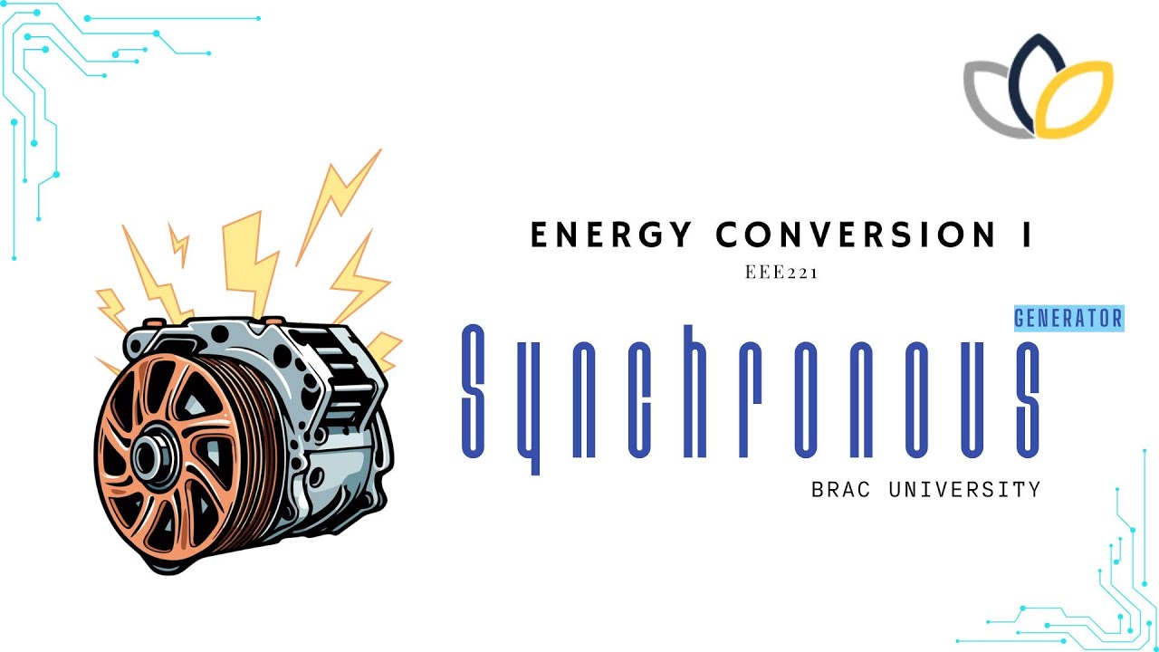 6-A) Synchronous Generator Part 1 | EEE221 - Energy Conversion I | BracU