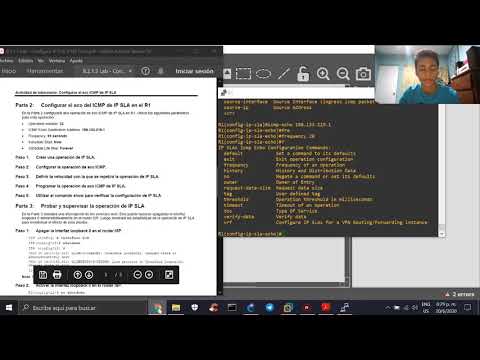 CCNA 4 - 8.2.1.5 Lab - Configure IP SLA ICMP Echo - By VeryTutos