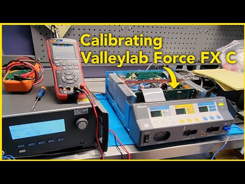 Calibrating REM / CQM on Valleylab Force FX C