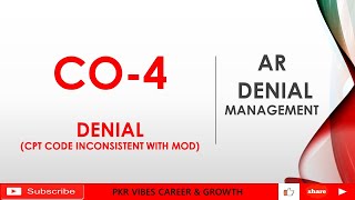 CPT inconsistent with Modifier denialcode CO-4 #medicalbilling#coding #claim#insurance #healthcare