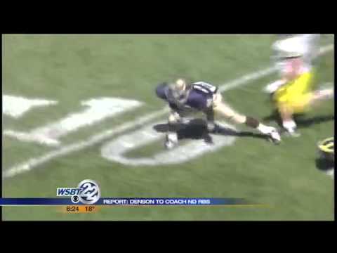 Report: Autry Denson new running back coach at ND