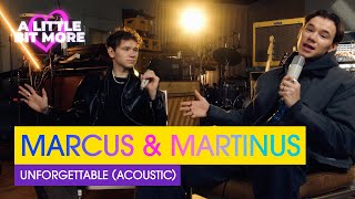Marcus & Martinus - Unforgettable (Acoustic) | Sweden 🇸🇪 | #EurovisionALBM