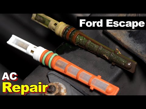 2007 Ford Escape AC Condenser, Compressor, Orifice Tube, Receiver Drier