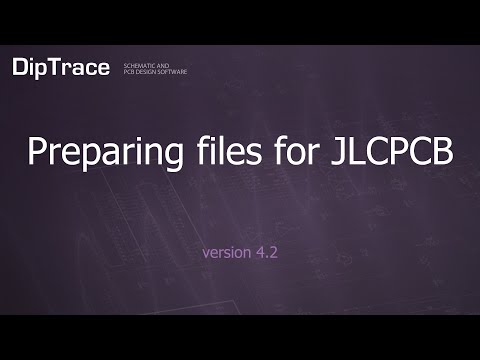 Preparing files for JLCPCB. DipTrace Feature Review