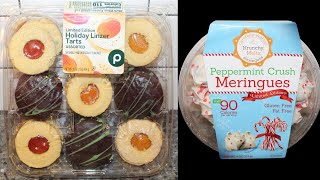 Publix Holiday Linzer Tarts & Krunchy Melts Peppermint Crush Meringues Review