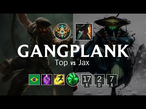 Gangplank Top vs Jax - BR Challenger Patch 8.9