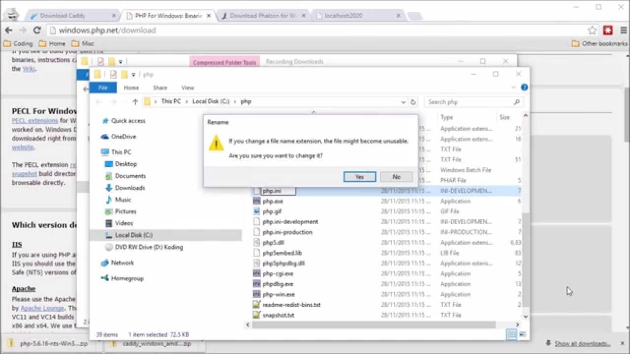 Tutorial: Caddy Web Server, PHP 5.6 and Phalcon PHP 2.0.8