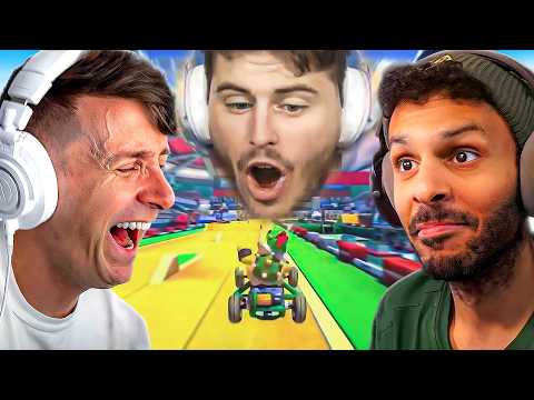 Reacting to the BEST VANOSS CREW MARIO KART moments