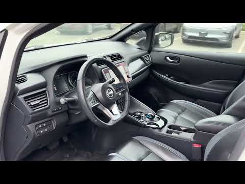 2023 Nissan LEAF SL PLUS Hatchback in White for sale at Abbotsford Hyundai in Abbotsford, BC