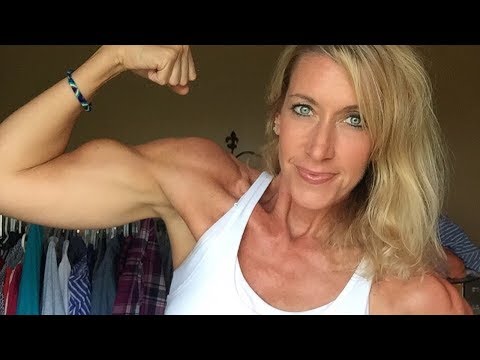 45 years young biceps woman Kathleen Howard - Female muscle
