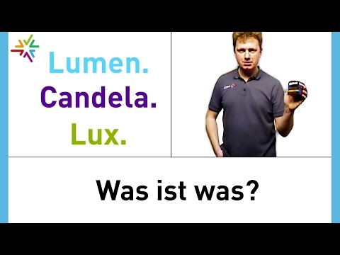 Lumen, Candela und Lux - Was ist was? [watt24-Wissensvideo Nr. 1]