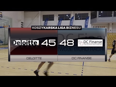 Deloitte vs DC Finanse - XVI kolejka - I Liga Poznań - Koszykarska Liga Biznesu